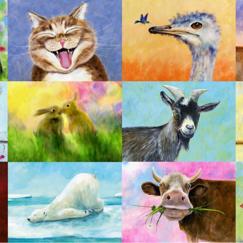 Postkartenset Meine Tierwelt